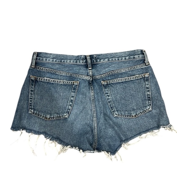Agolde Parker button fly denim jean shorts size 30 - Picture 2 of 10